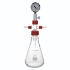 Woulff bottles with pressure gange 5000ml, bottle shape